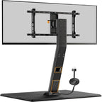 Rolling TV Stand with Power Outlet
