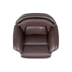 Brown Mid-Century Modern Genuine Leather Recliner Lounge Chair for 1