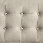 Multicolor Tufted Square Arm Loveseat, Polyester, 2-Seater, 68"W