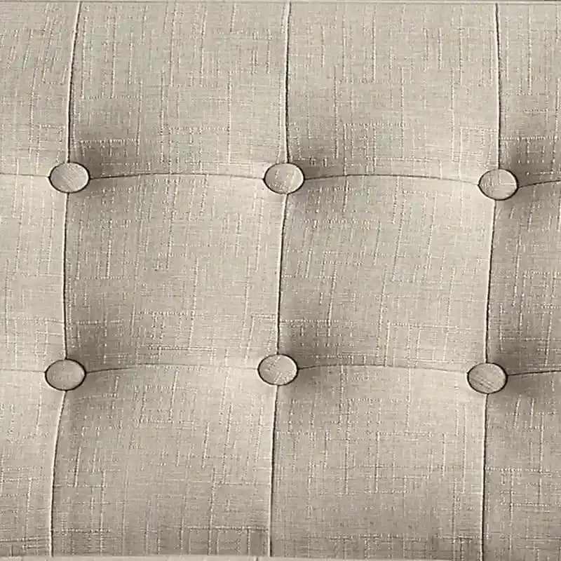 Multicolor Tufted Square Arm Loveseat, Polyester, 2-Seater, 68"W