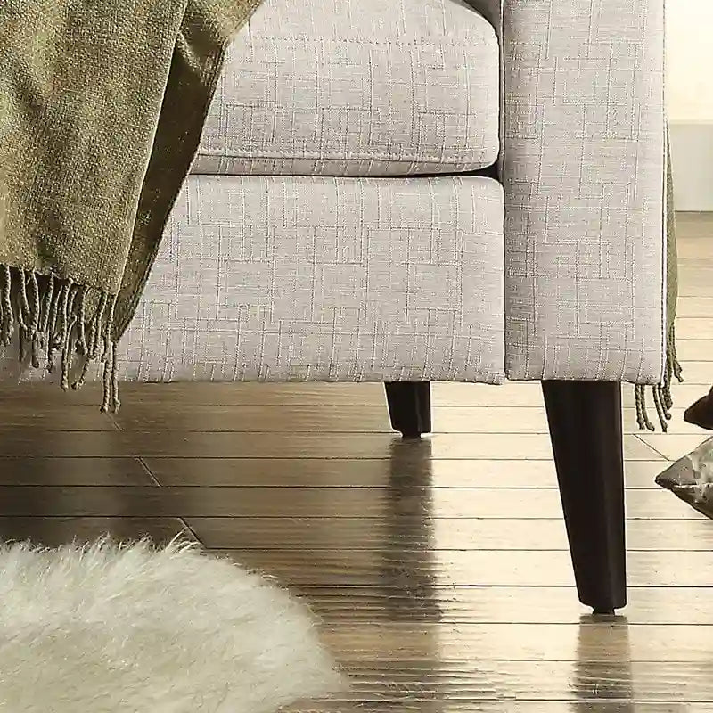 Multicolor Tufted Square Arm Loveseat, Polyester, 2-Seater, 68"W