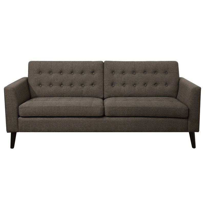 Multicolor Tufted Square Arm Loveseat, Polyester, 2-Seater, 68"W