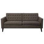 Multicolor Tufted Square Arm Loveseat, Polyester, 2-Seater, 68"W