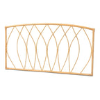 Halia Modern Bohemian Natural Rattan Wall-mountable Headboard-Queen
