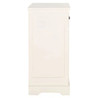 White/Grey/Sepia Pine Storage Side Table, 18"W x 14"D x 30"H