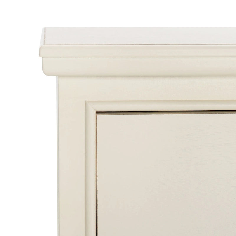 White/Grey/Sepia Pine Storage Side Table, 18"W x 14"D x 30"H