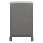 White/Grey/Sepia Pine Storage Side Table, 18"W x 14"D x 30"H