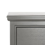 White/Grey/Sepia Pine Storage Side Table, 18"W x 14"D x 30"H