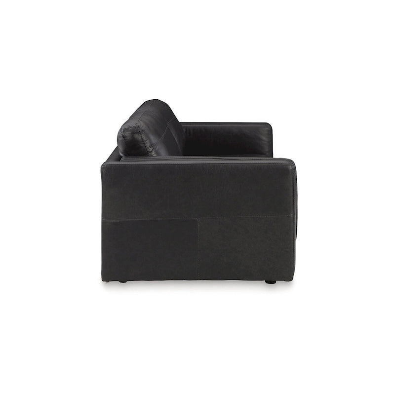 Onyx 3-Seater Sofa, Leather & Faux Leather, Low-Profile, 96"