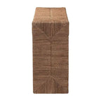 Liza Bohemian Natural Seagrass Console Table