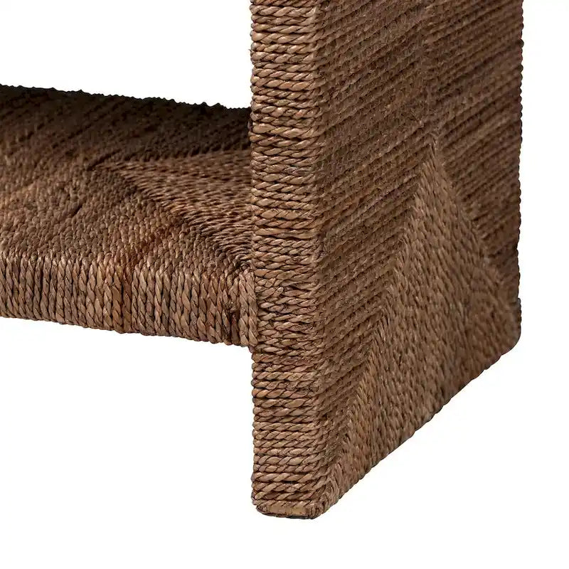 Liza Bohemian Natural Seagrass Console Table