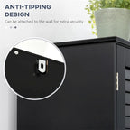 Tall Narrow Bathroom Storage Cabinet w/Doors and Shelf Adjustability